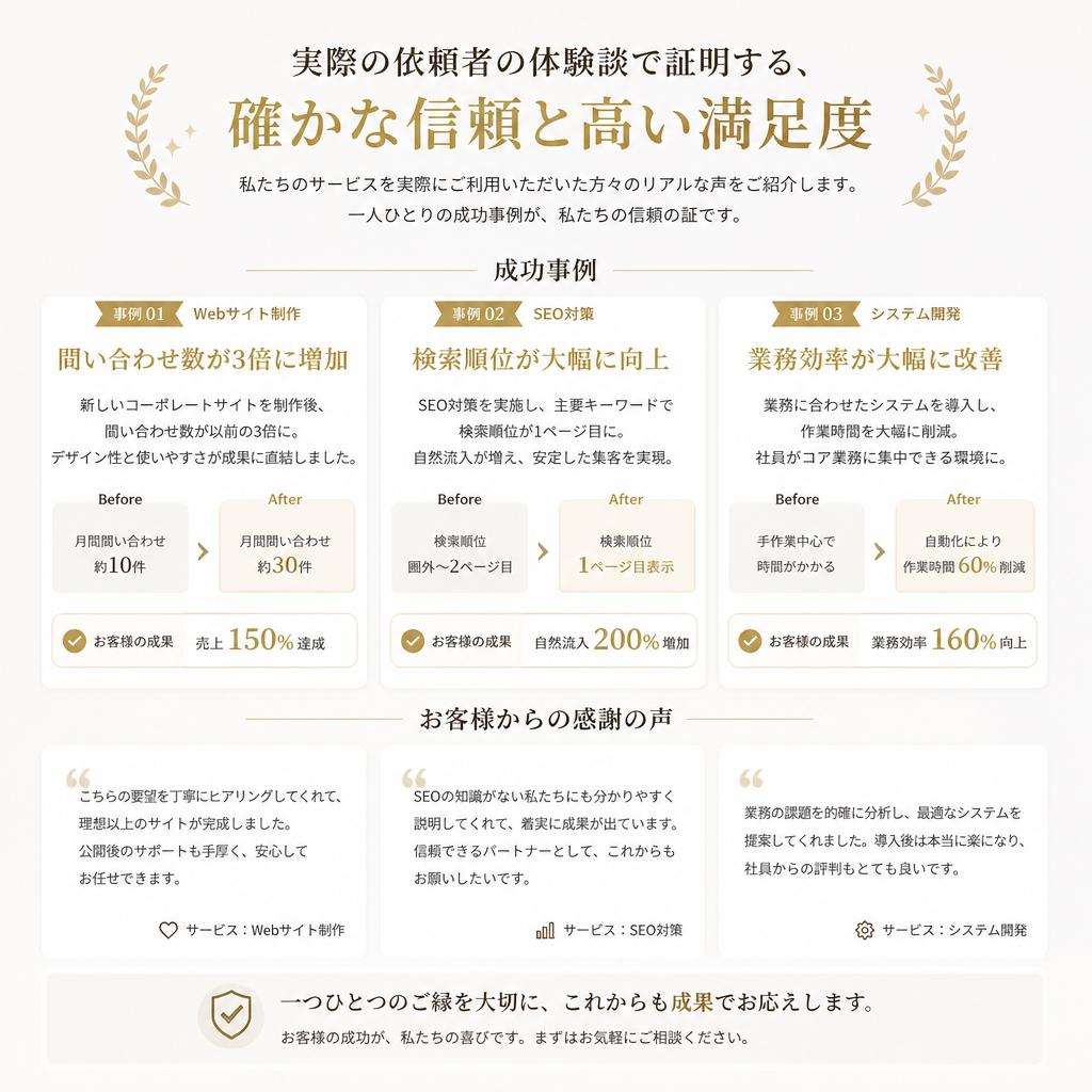 5. お客様の声