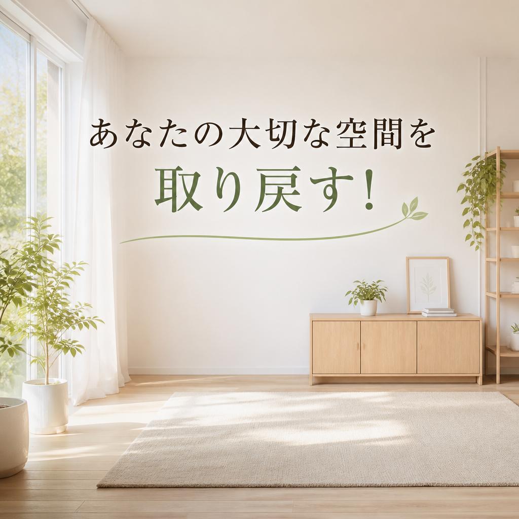 あなたの大切な空間を取り戻す！