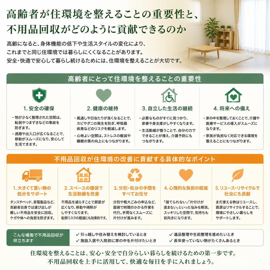 不用品回収の必要性