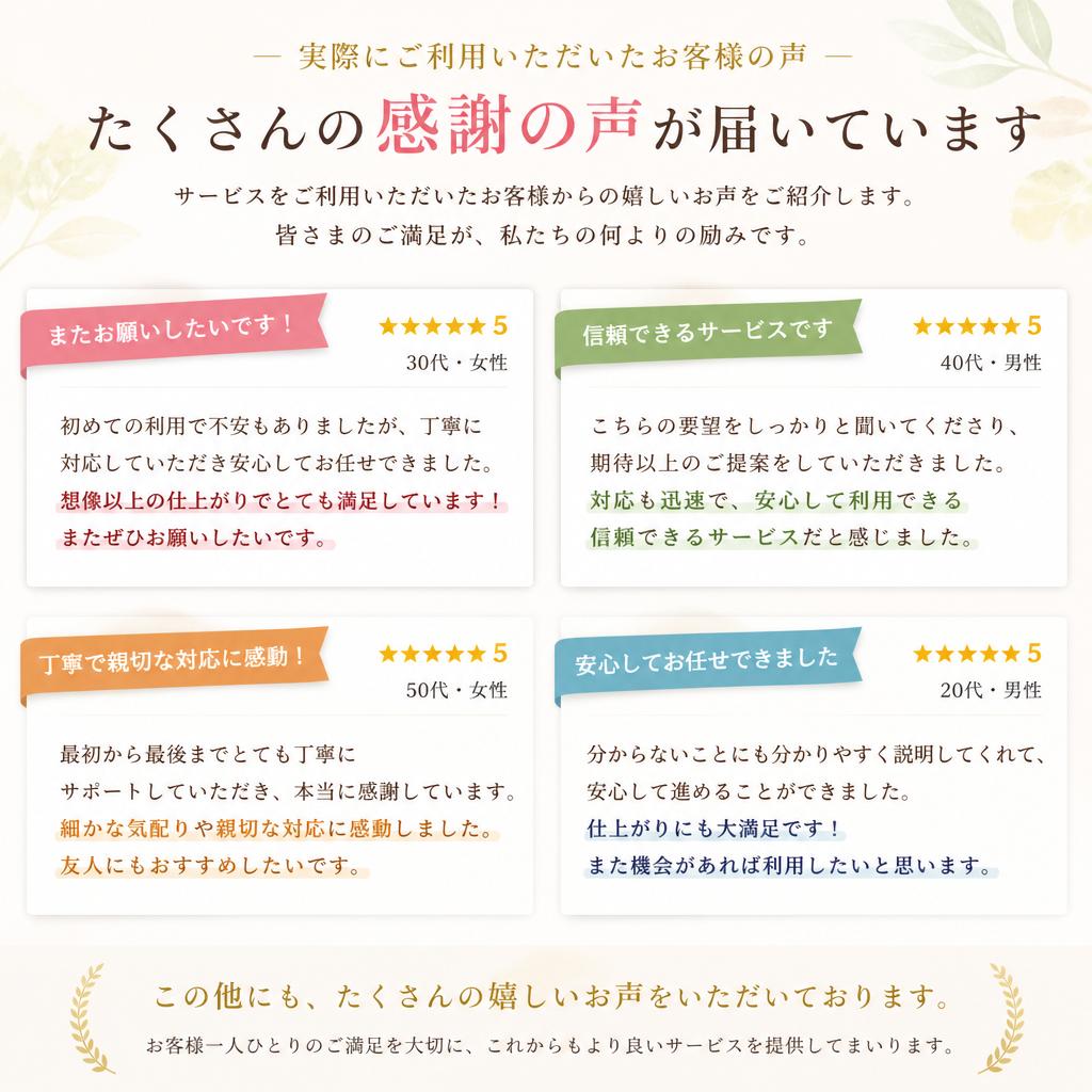 お客様の声
